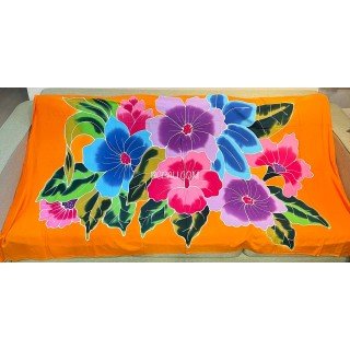 Hand Painted Rayon Sarong Handmade in Bali by Balinese Artisans